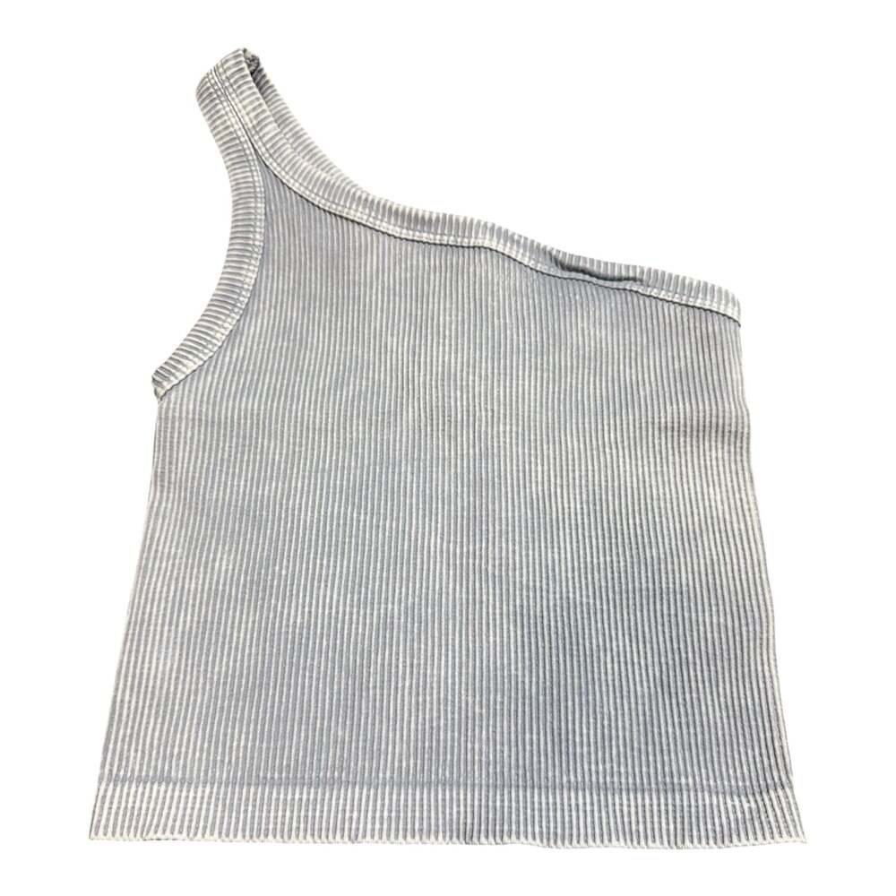 Nikibiki Seamless Ribbed One-Shoulder Tank Top Style NS7834